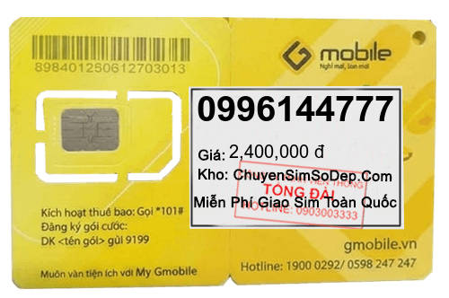 sim số 0996144777