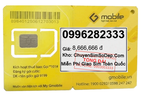 sim số 0996282333