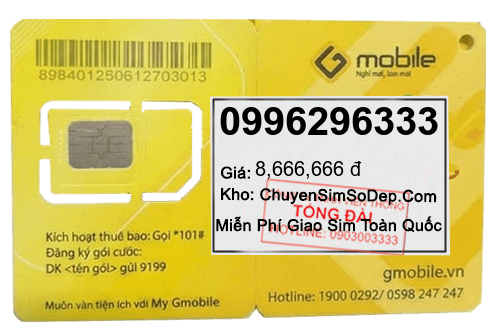 sim số 0996296333