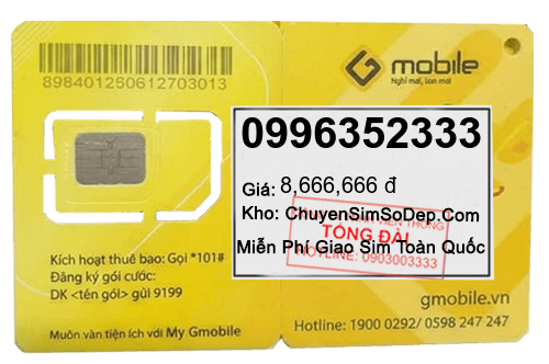 sim số 0996352333
