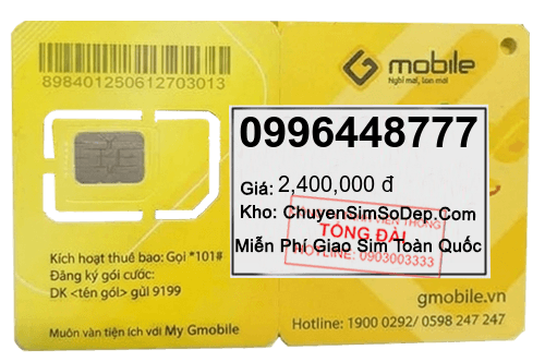 sim số 0996448777