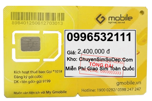 sim số 0996532111