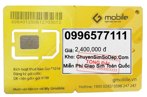 sim số 0996577111