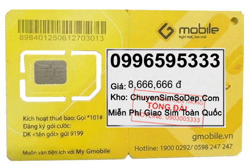 sim số 0996595333