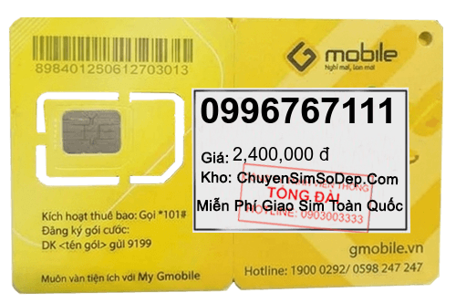 sim số 0996767111