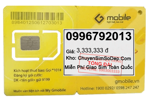 sim số 0996792013