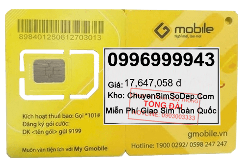 sim số 0996999943