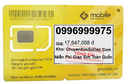 sim số 0996999975